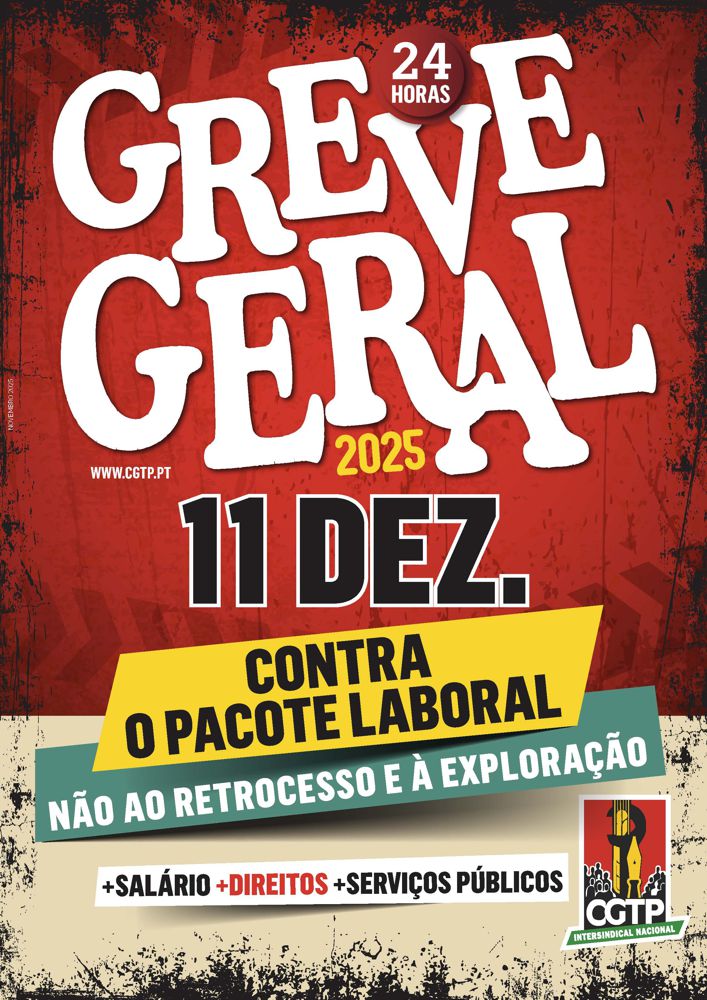 Cartaz Greve Geral